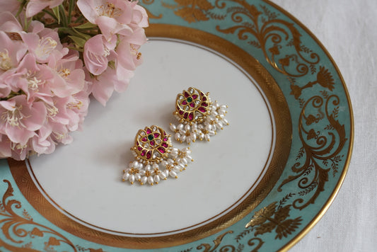 Kundan Studs (1-4189)(K)(PREORDER) - JEWELSTYLE