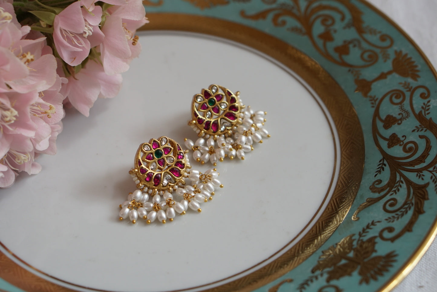 Kundan Studs (1-4189)(K)(PREORDER)