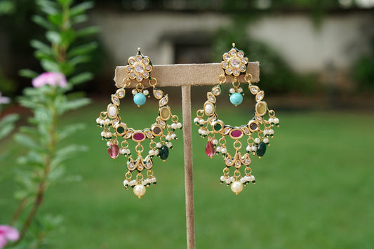 Kundan Earrings (1-5475)(EX)