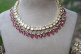 Kundan Necklace set (4-8782)(B)