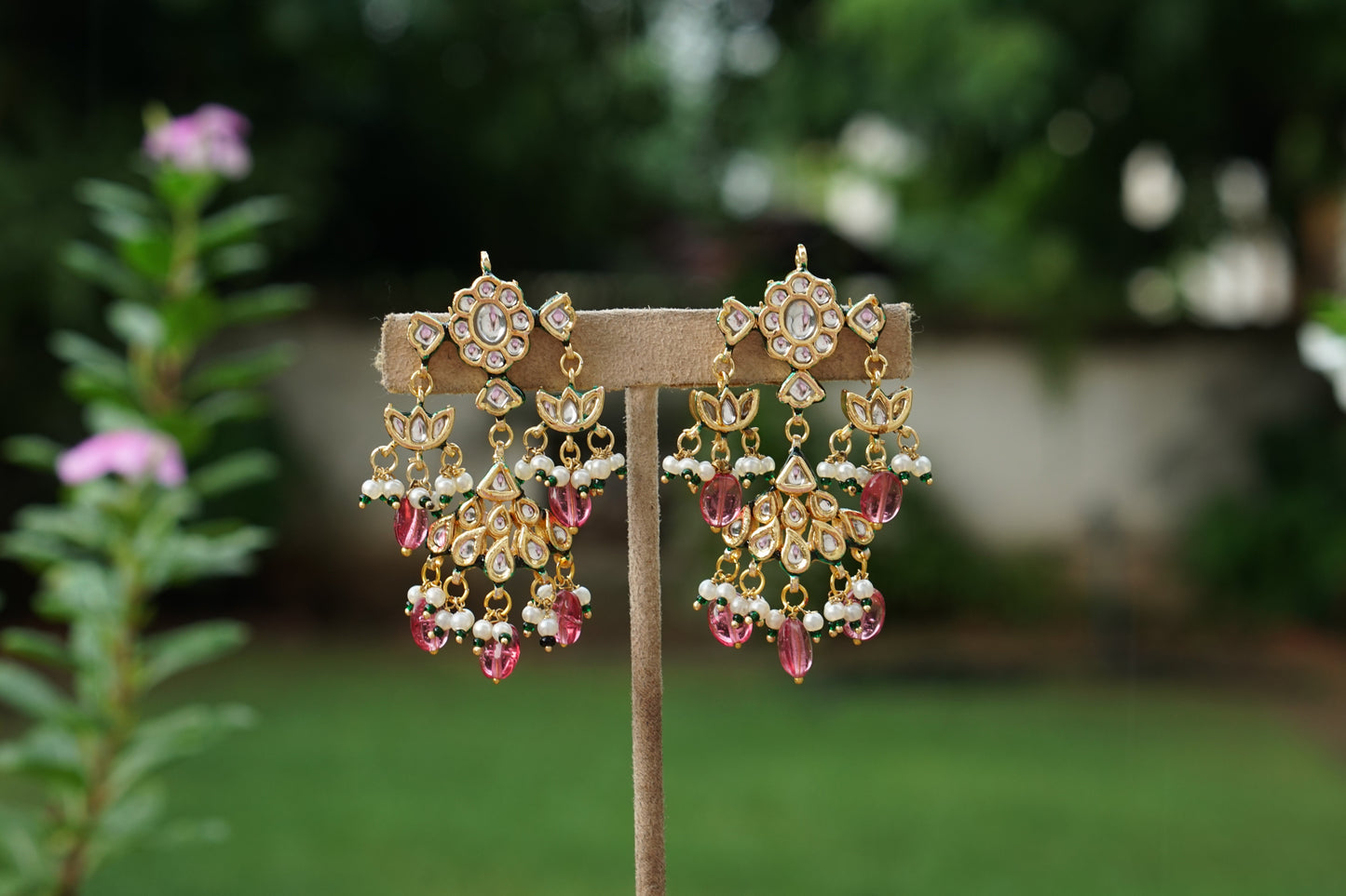 Kundan Earrings (1-5477)(EX)