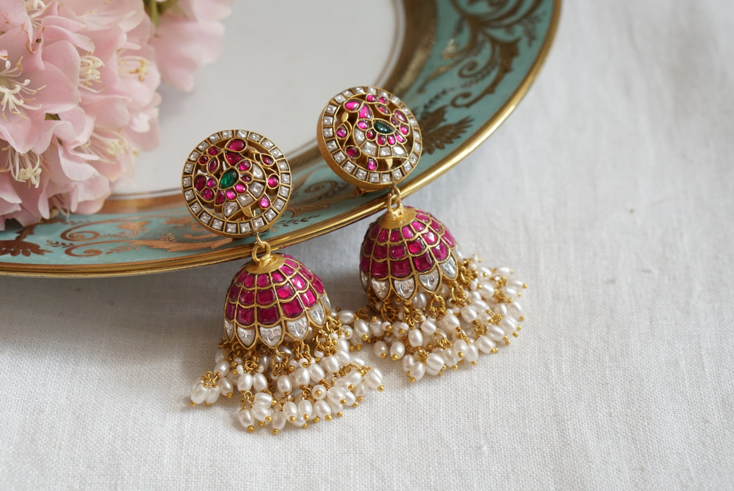 Kundan jhumki (1-4188)(K)(PREORDER)