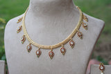 Kempu Kundan Necklace set (4-8775)(Ak)