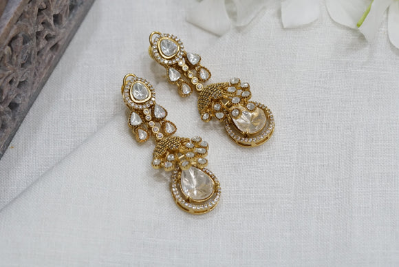 Polki earrings (1-3778)(B)