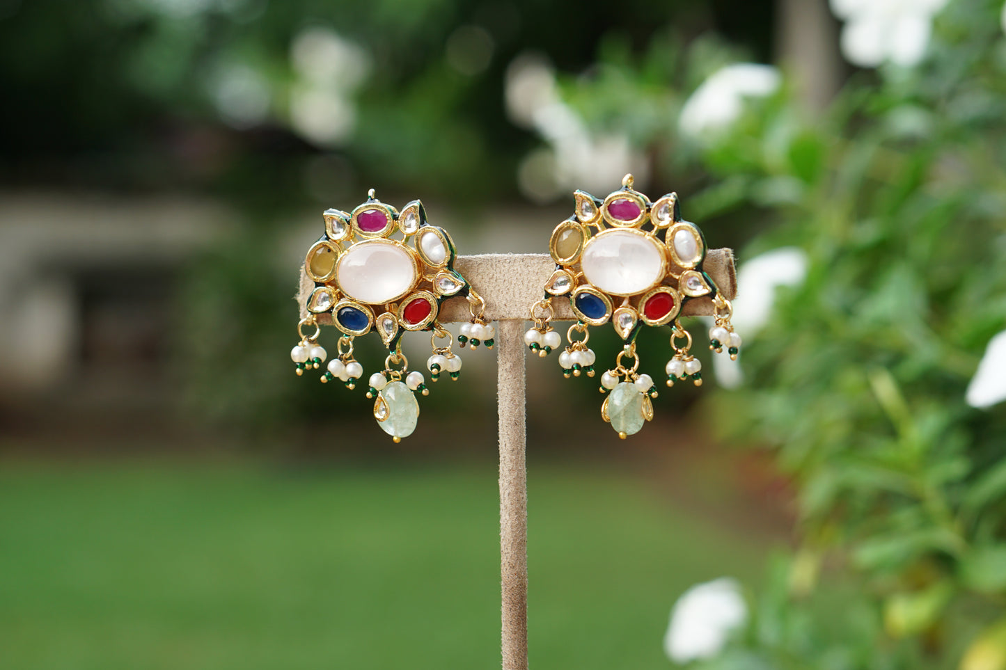 Kundan Earrings (1-5479)(EX)