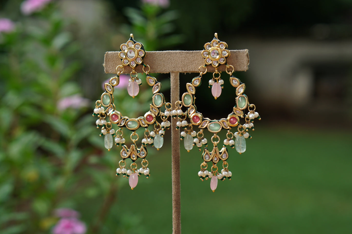 Kundan Earrings (1-5476)(EX)