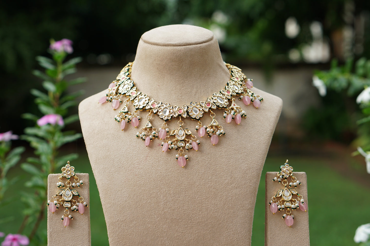 Kundan  Necklace Set (4-9512)(EX)