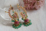 Kundan earcuff jhumki (1-4185)(K)(CLEARANCE SALE PRODUCT)