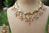 Kundan  Necklace Set (4-9512)(EX)