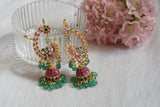 Kundan earcuff jhumki (1-4185)(K)(CLEARANCE SALE PRODUCT)