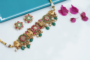 Kundan Necklace set (4-6331)(S)