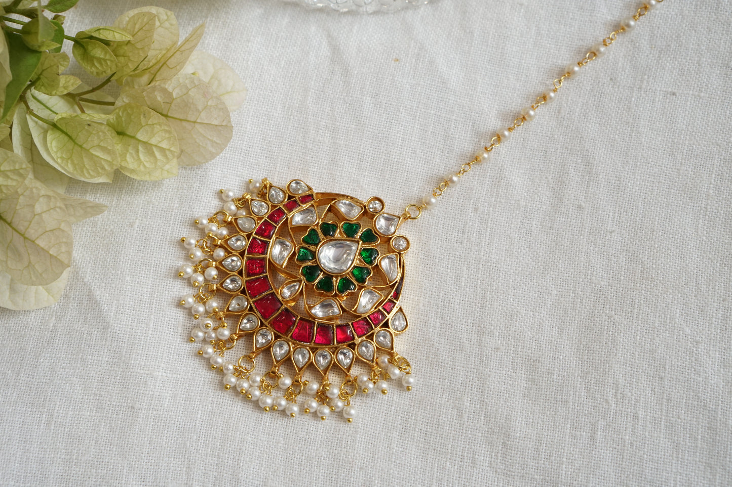 Kundan Maangtika (5-1609)(R) - JEWELSTYLE