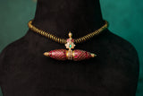 Kundan pendant Necklace (4-8128)(K)