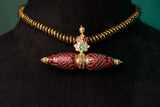Kundan pendant Necklace (4-8128)(K)