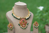 Kundan Antique necklace set (4-5953)(AK)