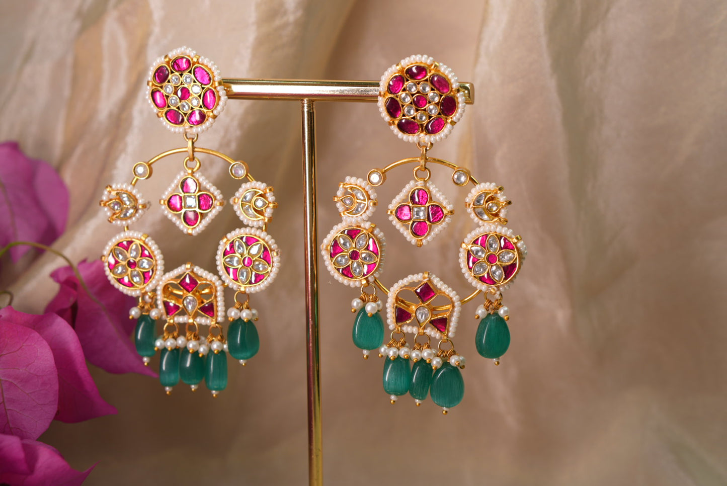 Kundan Earrings (1-5032)(A)