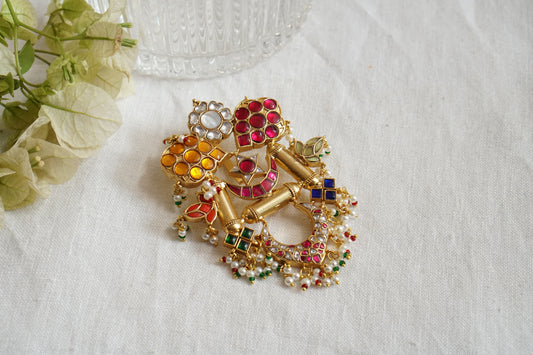 Kundan Pendant (4-8838)(R) - JEWELSTYLE