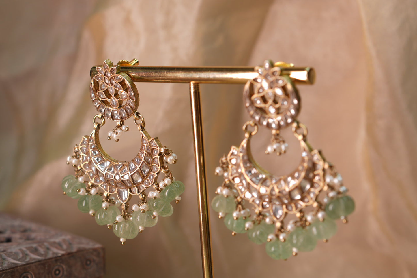 Kundan Earrings(1-5030)(A)