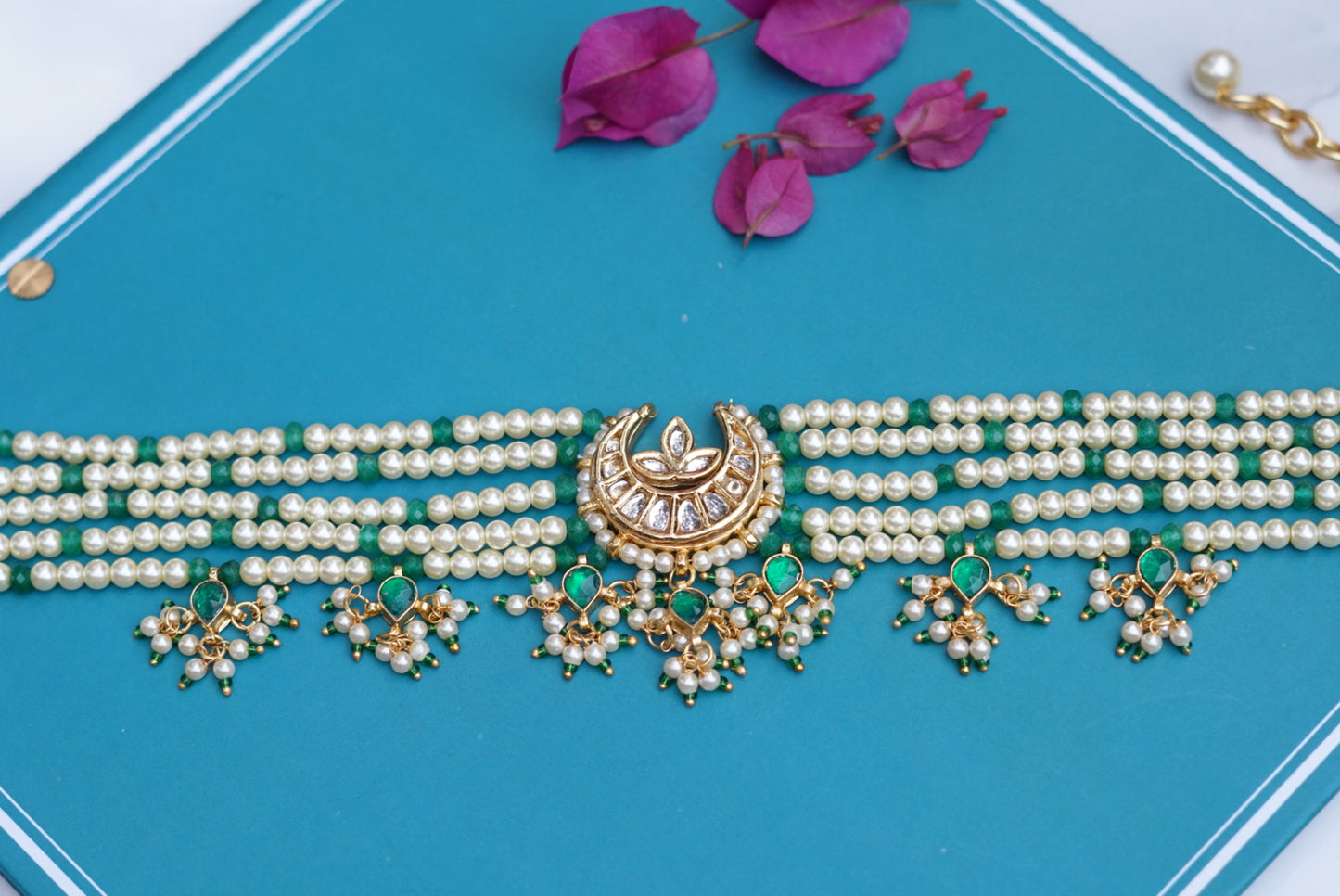 Kundan choker (4-6326)(N)