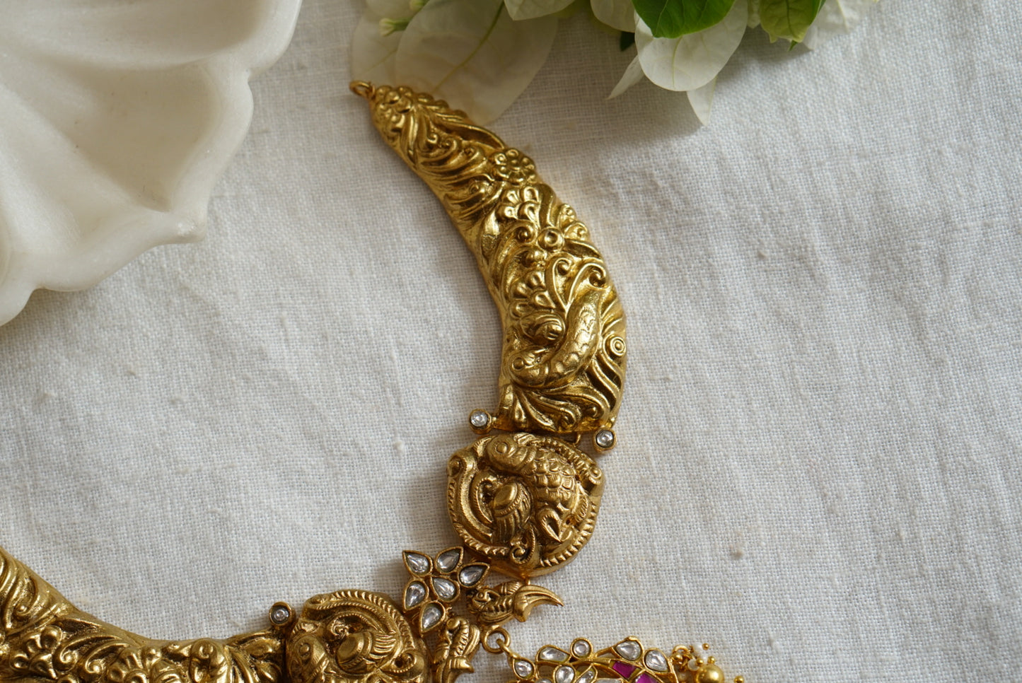 Kundan Necklace (4-7726)(K)(PREORDER)
