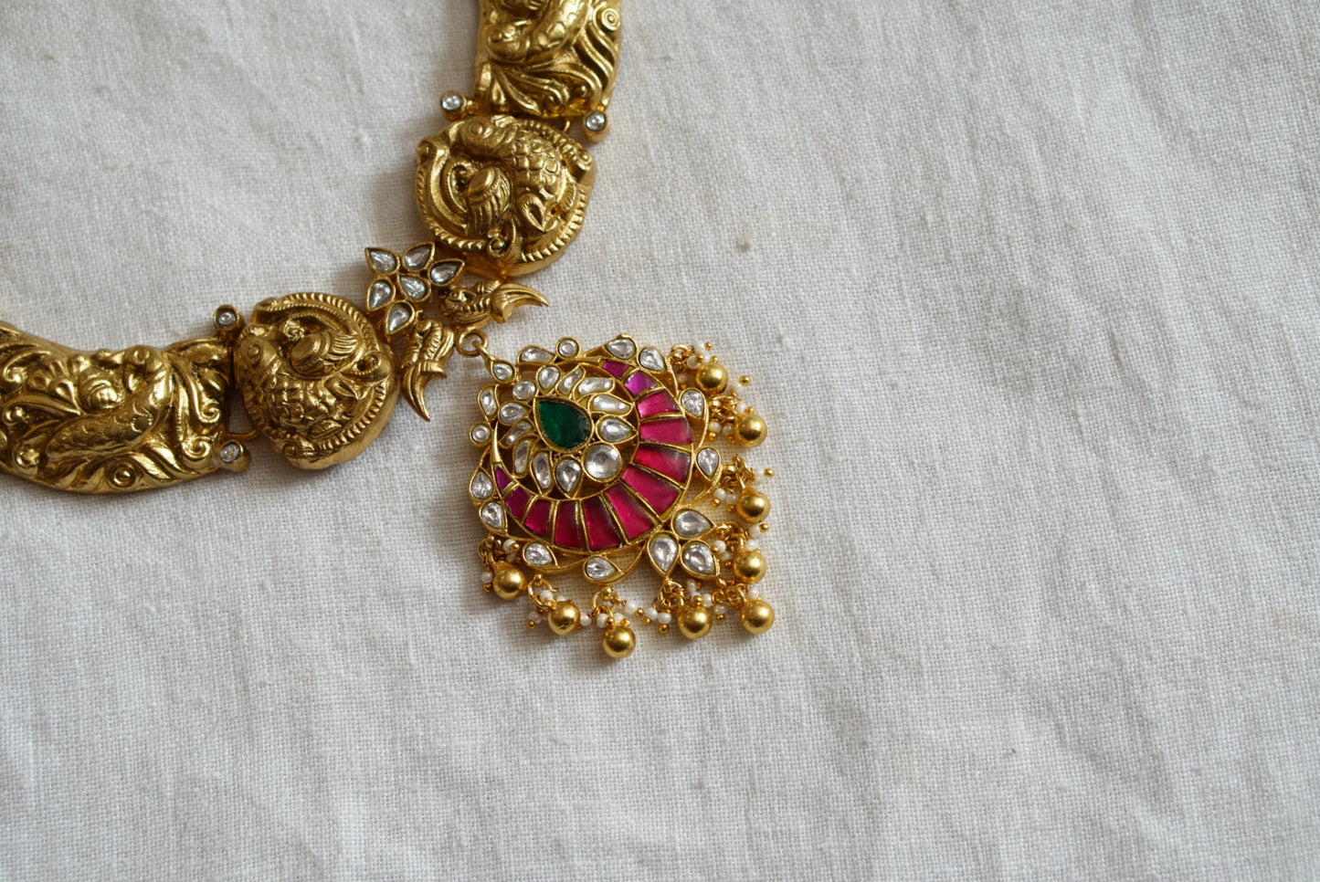 Kundan Necklace (4-7726)(K)(PREORDER)