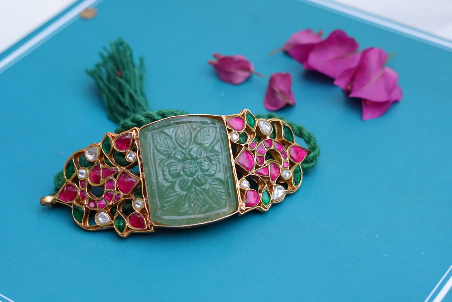 Kundan choker(4-6325)(R)(preorder) - JEWELSTYLE
