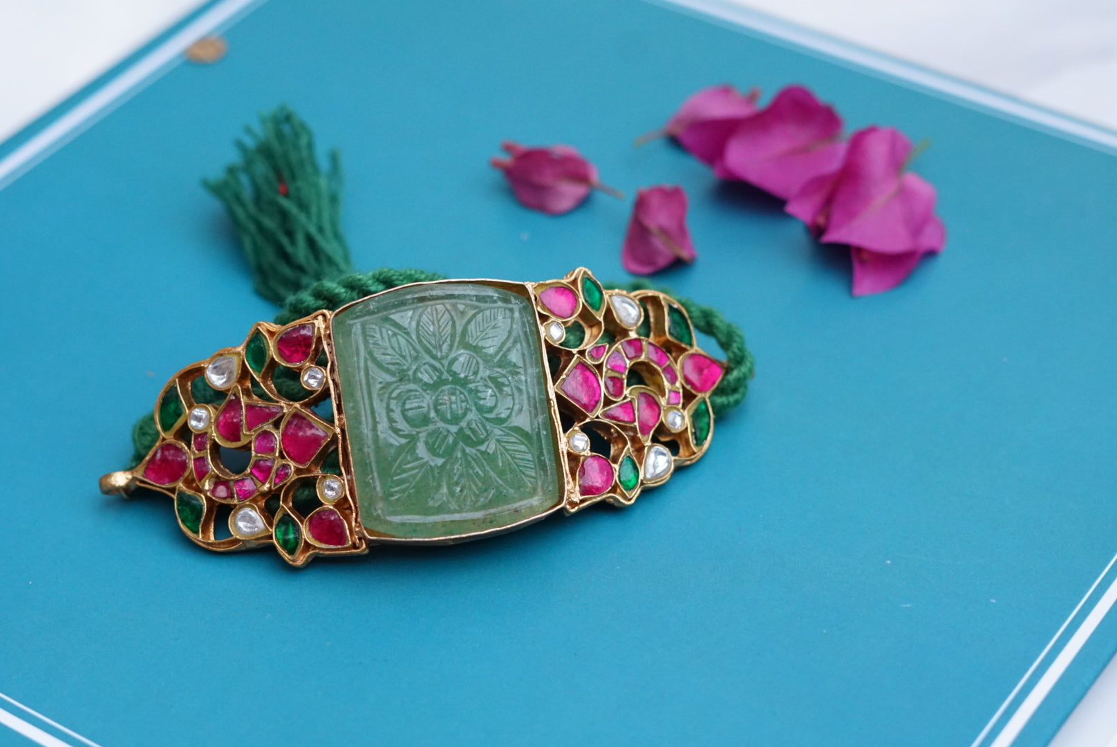 Kundan choker(4-6325)(R)(preorder) - JEWELSTYLE