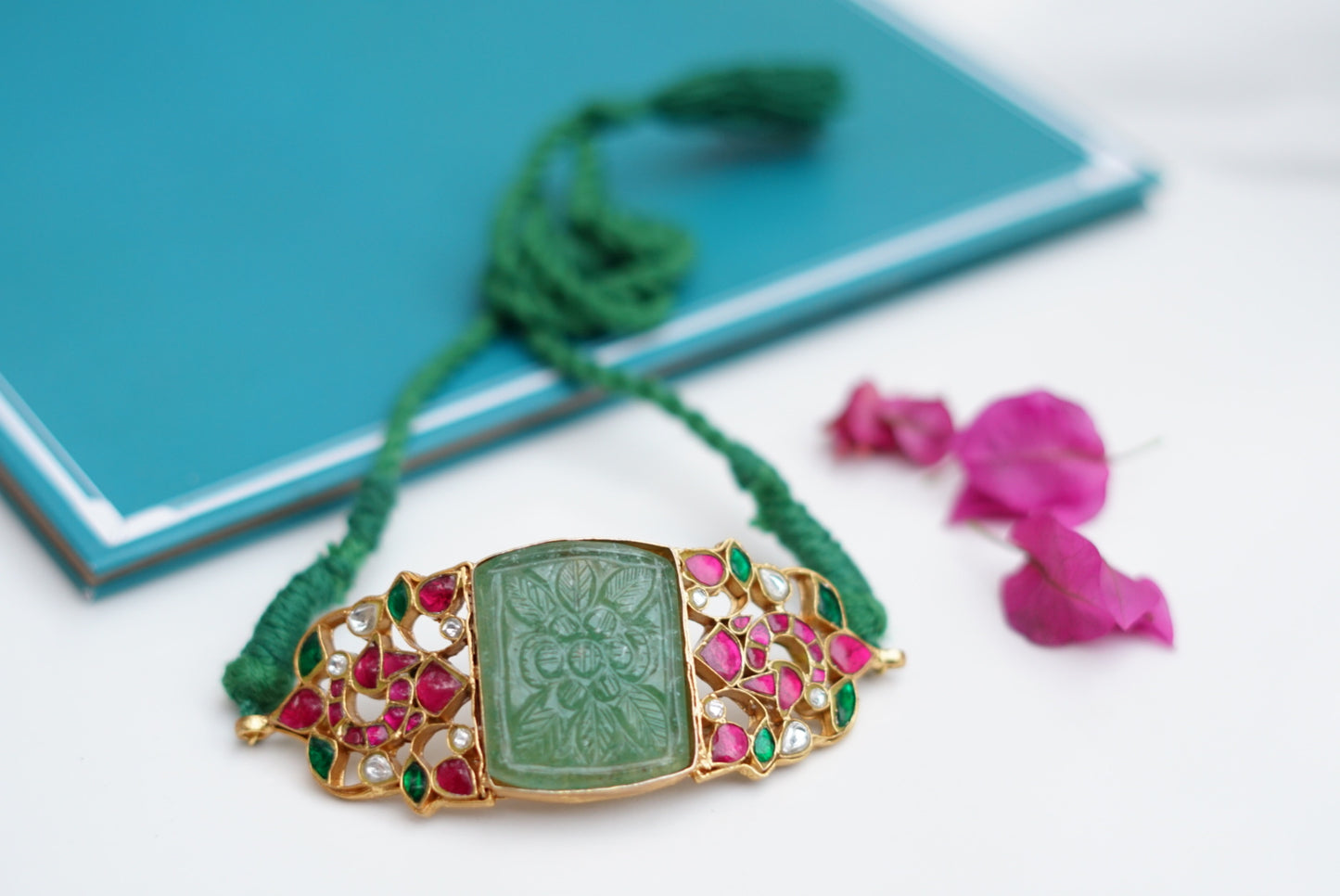 Kundan choker(4-6325)(R)(preorder) - JEWELSTYLE