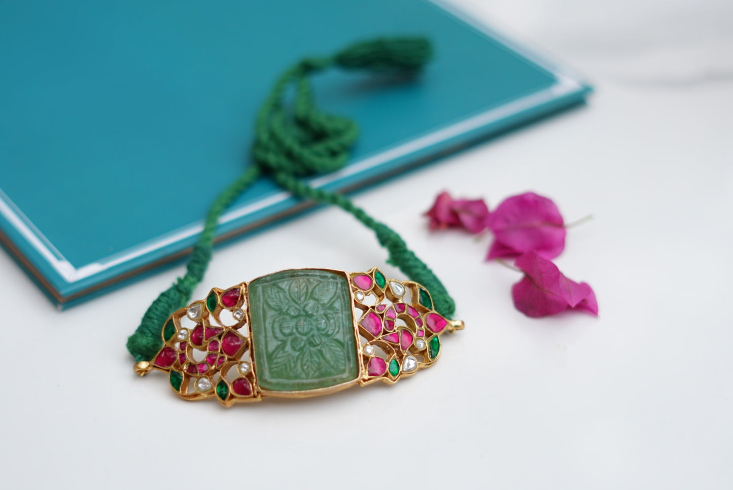 Kundan choker(4-6325)(R)(preorder) - JEWELSTYLE