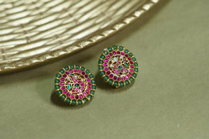 Kundan studs (1-4317)(K)