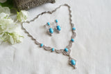 Turquoise stone necklace Set (4-9521)(EX)(from turkey)