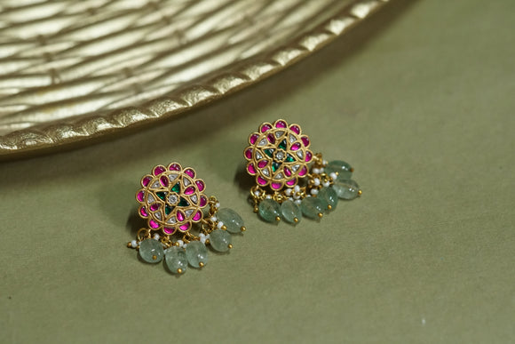 Kundan earring (1-4318)(K)