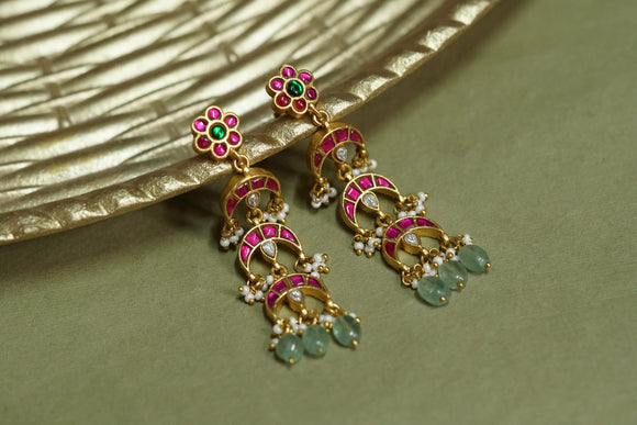 Kundan earring (1-4319)(K)