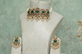 Kundan polki choker set (4-5629)(B)