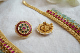 Kundan necklace set (4-7538)( K)