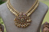 Antique Necklace Set (4-8393)(AK)