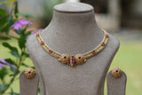 Antique Necklace Set (4-8394)(AK)