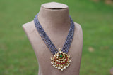 Kundan pendant necklace(4-6323)(R)(preorder delivers in 20days)