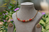 Antique Necklace Set (4-8402)(AK)