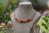 Antique Necklace Set (4-8402)(AK)
