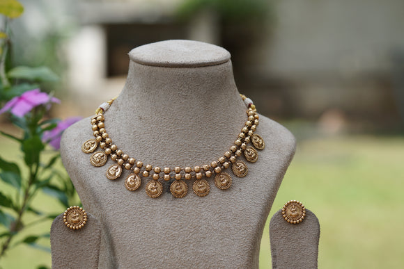 Antique Necklace Set (4-8400)(AK)