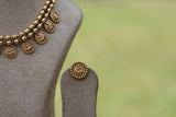 Antique Necklace Set (4-8400)(AK)