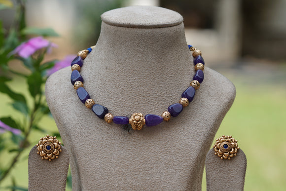 Antique Necklace Set (4-8398)(AK)