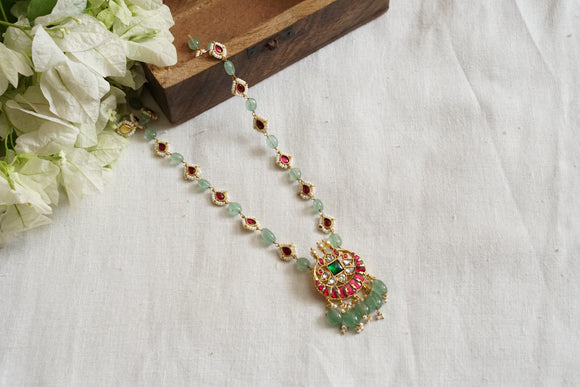 Kundan pendant necklace  (4-8135)(K)