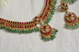 Kundan Necklace set (4-8132)(K)