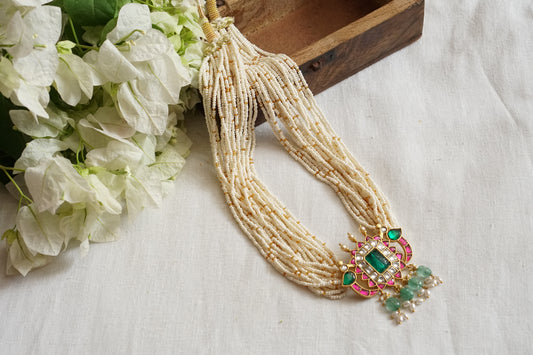 Kundan Necklace  (4-8133)(K)(preorder)
