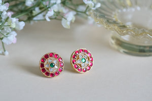 Kundan Studs (1-4560) (AK)