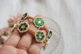 Kundan bangle (3-427)(A)Size 2’6