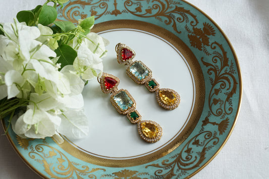 Polki Earrings (1-5497)(B)