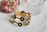 Kundan bangle (3-427)(A)Size 2’6